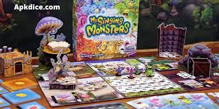Funny monsters live on the island . My Singing Monsters Mod Apk Free Unlimited Diamonds Gems