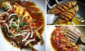 Potentially (fried fish with soy sauce, ikan masak kicap & crispy chilli fish). Mengiurkan Sungguh Ikan Goreng Masak Asam Ni Bau Semerbak Sampai Ke Rumah Jiran Daily Makan
