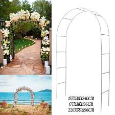 If you want your flower arch more unique and adorable, you can diy your wedding arch with some other decorations. Metal Wedding Arch Flower Photo Door Backdrop Round Garden Plant Arch Bride Groom Rustic Wedding Party Favors Decoration Party Diy Decorations Aliexpress