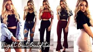 Our brilliant sky boot and jean cuffs will elevate your girls night out style instantly. Night Out Outfit Ideas 2017 Lookbook Youtube