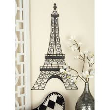 Wall art for bedroom pink tree paris eiffel tower golden gate bridge romantic black and white city poster bathroom pictures prints on canvas for living room decor. Metal Eiffel Tower Wall Decor Wayfair