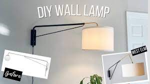 You might also like this photos. Easy Diy Wall Lamp West Elm Wall Sconce Dupe Can It Be Diyed Ikea Diy Hack 2021 Youtube