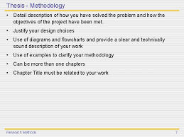 Describe what you did and for example, did you aim to systematically describe the characteristics of something, to explore an in shorter scientific papers, where the aim is to report the findings of a specific study, you might simply. Research Methods Technical Writing Thesis Report Writing Thesis