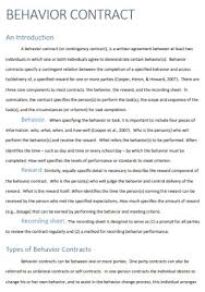 Worksheets behavior contracts, behavior modification plan and challenging distortions worksheet are some main things we will show you based on the post title. 50 Sample Behavior Contract Templates In Pdf Ms Word