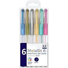 Anker International Stationary Glitter Scented Gel Pens Pack Of 6 Amazon Co Uk Office Products