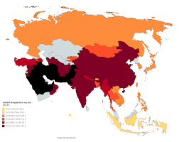 A transit stop is a stop where passengers can get on or off the same part of the transport in which you are travelling. Hottest Temperature Record In Asia By Country 5000 3975 Mapporn