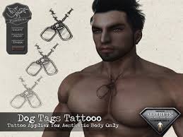 125 southeast asia has a tradition of protective tattoos variously known as sak yant or yantra tattoos that include buddhist images, prayers, and symbols. Second Life Marketplace Phoenix Aesthetic Dog Tags Tattoo