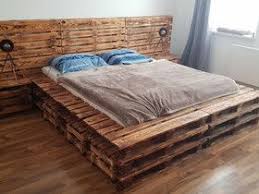 Einzigartiges Paletten Bett Bett Aus Paletten Europaletten Bett Palettenbett