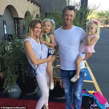 (getty) you can't get a tougher golf course to win on, than this one, especially in these conditions. Australian Golfer Matt Jones Embraces Former Wife And Former Miss Idaho Wife At Australian Open Express Digest