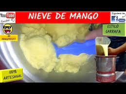 Como Hacer Nieve Casera Receta Tutorial Para Hacer Nieve Garrafa Sabor Mango Facil Youtube