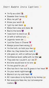 75 Baddie Instagram Captions Short Sassy Captions About Attitude Yourtango