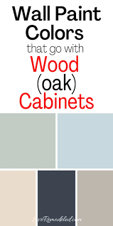 This next combination will not give you a headache. Wall Colors For Honey Oak Cabinets Love Remodeled