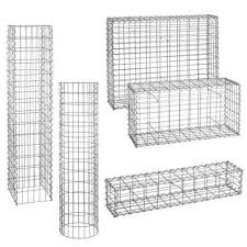 Gabionen Steinkorb Steingabionen Wand Draht Mauer Saule Rund Zaun Gitter 1er 2er Ebay Gabionen Steinkorbe Gabionen Selber Bauen