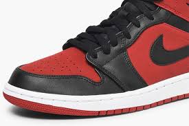Air Jordan 1 Mid White Gym Red Black Bred Vibes Hit The Air Jordan 1 Mid Air Jordans Jordan 1 Mid Jordans