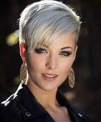 A cropped cut, side swept bangs, or pulled back hair can be a great choice for naturally curly hair. Pin On Pixie Cuts