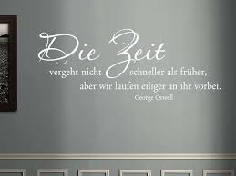 Wandtattoo Die Zeit Vergeht Nicht Schneller Als Früher Klebeheldde