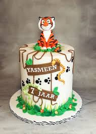 Wendy S Taarten C On Twitter Tijger Taart Voor Yasmeen Die 7 Jaar Is Geworden Verjaardag Taart Birthday Cake