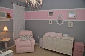Pretty Pink White And Gray Nursery The Little Umbrellamodern Bedroom Modern Bedroom Pink Bedroom Decor Girl Room Pink And Gray Nursery