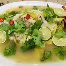 Siakap stim limau ala restoran thai mudah sangat dan sedap. Cik Wan Kitchen Siakap Kukus Limau Nipis