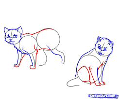 The best to do when you want to draw cats, it's to. How Do You Draw A Warrior Cat How To Draw Warrior Cats Step By Step Characters Pop Culture Free Warrior Cat Drawings Warrior Cats Drawings
