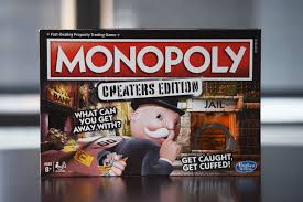 Cheating at monopoly is relatively easy if you're sneaky about it. Monopoly Cheaters Edition Encourages Rule Breaking
