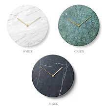 楽天市場 marble wall clock マーブルウォールクロックmenu メニュー norm ノーム壁掛け時計 ウォッチ 大理石 北欧 shinwa shop 楽天市場店 壁掛け時計 掛け時計 時計