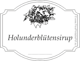 Die erdbeerfelder haben geöffnet und wenn es ausnahmsweise mal nicht. Etiketten Fur Holunderblutensirup Pdf Drucken Kostenlos