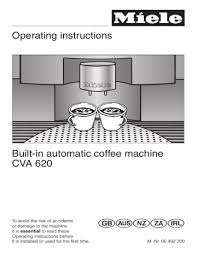 No liability accepted for the accuracy of the information given. Miele Cva 620 User Manual Manualzz