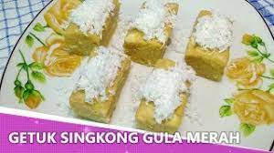 Getuk merupakan kue basah yang terbuat dari ketela pohon atau singkong. Resep Getuk Singkong Gula Merah Youtube