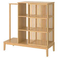 Nordkisa Open Wardrobe With Sliding Door Bamboo Width 47 1 4 Height 48 3 8 Learn More Ikea Sliding Wardrobe Doors Open Wardrobe Ikea