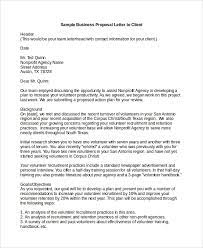 A sample proposal cover letter is written by a company to another company to offer the proposing company a service or work to make the recipient company achieve timely goals. Free 7 Sample Business Proposal Letter To Client In Pdf Ms Word