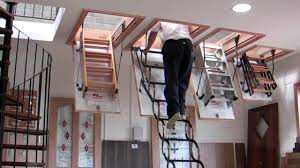 The werner compact aluminum attic ladder is lightweight and easy to open and close with the included assist pole. Attic Stairs Attic Ladders Loft Stairs Loft Ladders Supplied And Fitted Nationwide Murphylarkin