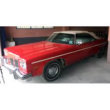 Oldsmobile was a brand of american automobiles produced for most of its existence by general motors. Oldsmobile Delta 88 Royale Cabriole 4 5cc 1975 Artsvalua