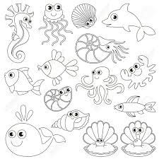 Learn about all of the wonderful creatures that live below us in the expansive world of the sea. Simple Underwater Ocean Coloring Pages Loves2quilt22002