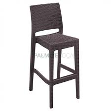 Rattan Enjeksiyon Kahve Bar Sandalyesi Bar Bar Sandalyeleri Sandalye