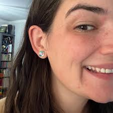 Pendientes del corazón de la bandera americana // Pendientes patrióticos //  Pendientes rojos, blancos y azules // Joyería patriótica