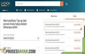 Meski memang pembelian kredit tidak secepat. 6 Cara Beli Pulsa Di Lazada Mudah Dan Cepat Prosesbayar