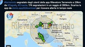 Terremoti in tempo reale in italia. Terremoto Nel Padova Una Forte Scossa Di Terremoto Si E Sentita Verso Le 12 20