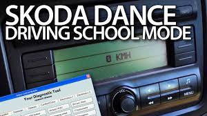 How To Enable Driving School Mode In Skoda Dance Radio Fabia Roomster Yeti Vcds Driving School Skoda Driving Instructor