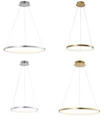 Recessed lighting installing ring 2 to brick. Led Circle Pendant In Gold Or Silver Finish 2 Sizes