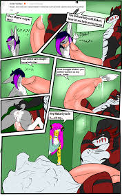 Rule 34 Dev - general:[anthro anus balls bodily_fluids  cock_vore cum duo erection female genital_fluids genitals  horn hyper inflation male malemale male_pred male_prey  nude penile penis pussy tail text ...