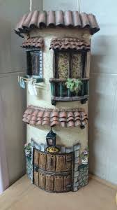 resultado de imagen de tejas decoradas con pasta de modelar paso a paso kavanoz elisi ev elisleri elisi fikirleri