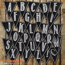 This alphabet activity not only helps with letter recognition for toddler, preschool, pre k, kindergarten, and first grade learning their abcs, but it is. Free Printable Chalkboard Banner Letters A Z I Should Be Mopping The Floor