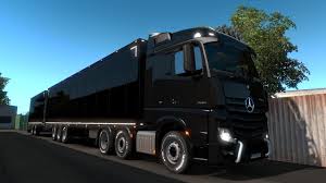 Euro Truck Simulator 2 1 35 Ob Mercedes Benz Actros Mp4 Pori Fi To Copenhagen Dk Mercedes Benz Mercedes Pori