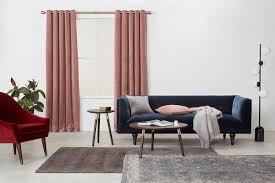 Crushed velvet ring top curtain. Julius Velvet Eyelet Lined Pair Of Curtains 228 X 228 Soft Pink Made Com