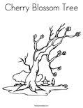 Nice cherry blossom tree coloring page artsybarksy. Cherry Blossom Tree Coloring Page Twisty Noodle