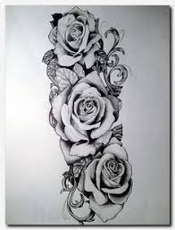 Image Result For Black And White Rose Tattoo Designs Rose Tattoos For Men Rose Tattoo Sleeve Cool Tattoos