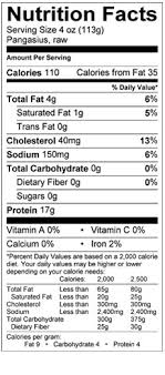 Nutritional information, diet info and calories in fish fillet, fried. Pangasius Seafood Health Facts
