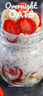 This Simple Breakfast Recipe Combines Oatmeal Yogurt Milk And Other Healthy Ingre Overnight Oatmeal Recipes Breakfast Oatmeal Recipes Breakfast Recipes Easy