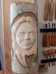 My first attempt at carving a female. I found it very difficult to do!